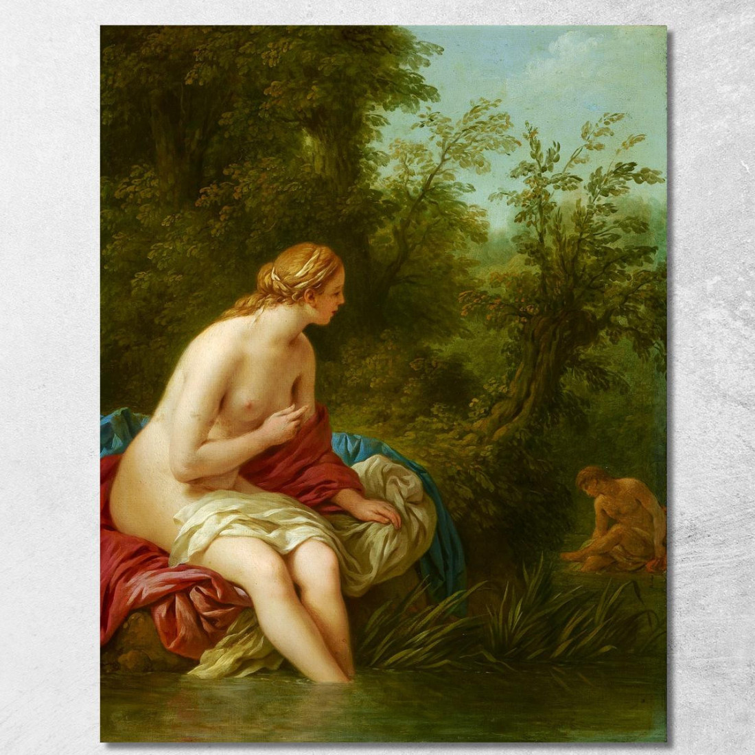Paesaggio Con Salmace Ed Ermafrodito Louis-Jean-François Lagrenée ljf12 quadro stampato su tela Paesaggio Con Salmace Ed Ermafrodito Louis-Jean-François Lagrenée ljf12 quadro stampato su tela