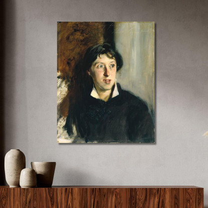 Ritratto Di Vernon Lee John Singer Sargent jss246 quadro stampato su tela