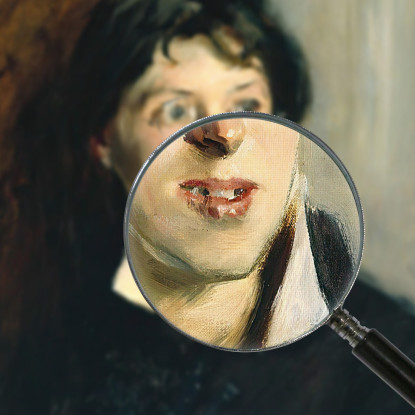 Ritratto Di Vernon Lee John Singer Sargent jss246 quadro stampato su tela