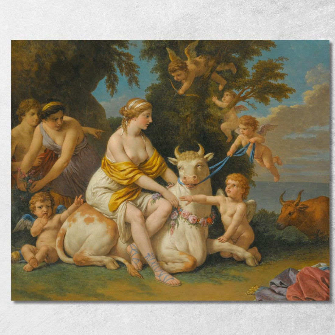 Il Ratto D'Europa Louis-Jean-François Lagrenée ljf24 quadro stampato su tela Il Ratto D'Europa Louis-Jean-François Lagrenée ljf24 quadro stampato su tela