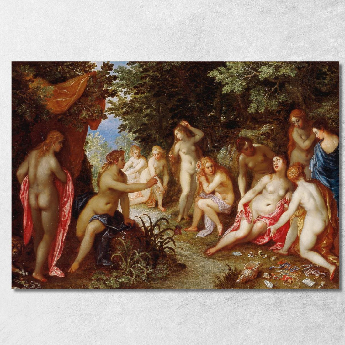 Diana E Callisto Jan Brueghel The Elder jbe13 quadro stampato su tela