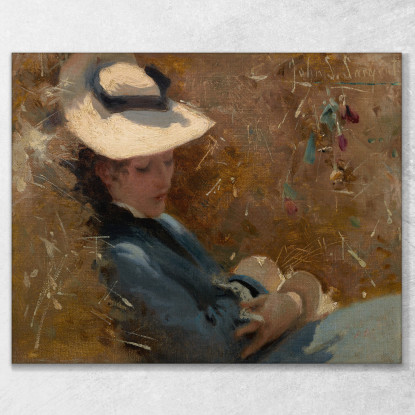 Riposare John Singer Sargent jss250 quadro stampato su tela