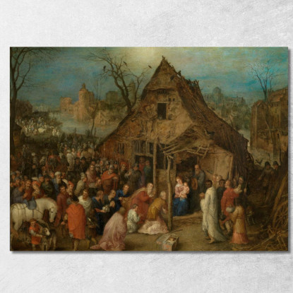 L'Adorazione Dei Magi Jan Brueghel The Elder jbe37 quadro stampato su tela