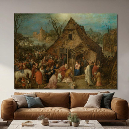 L'Adorazione Dei Magi Jan Brueghel The Elder jbe37 quadro stampato su tela