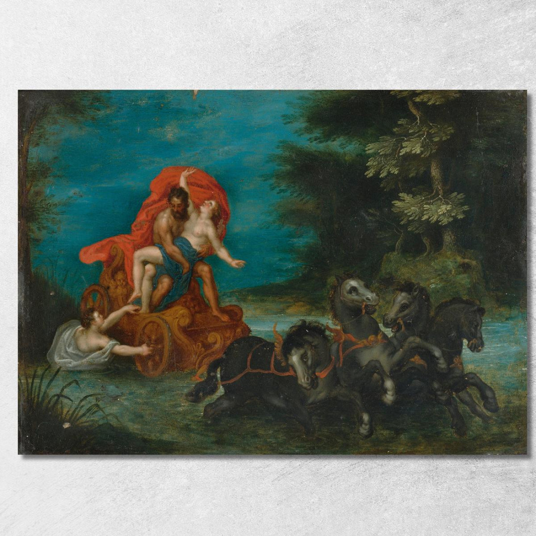 Il Ratto Di Proserpina Jan Brueghel The Elder jbe40 quadro stampato su tela Il Ratto Di Proserpina Jan Brueghel The Elder jbe40 quadro stampato su tela