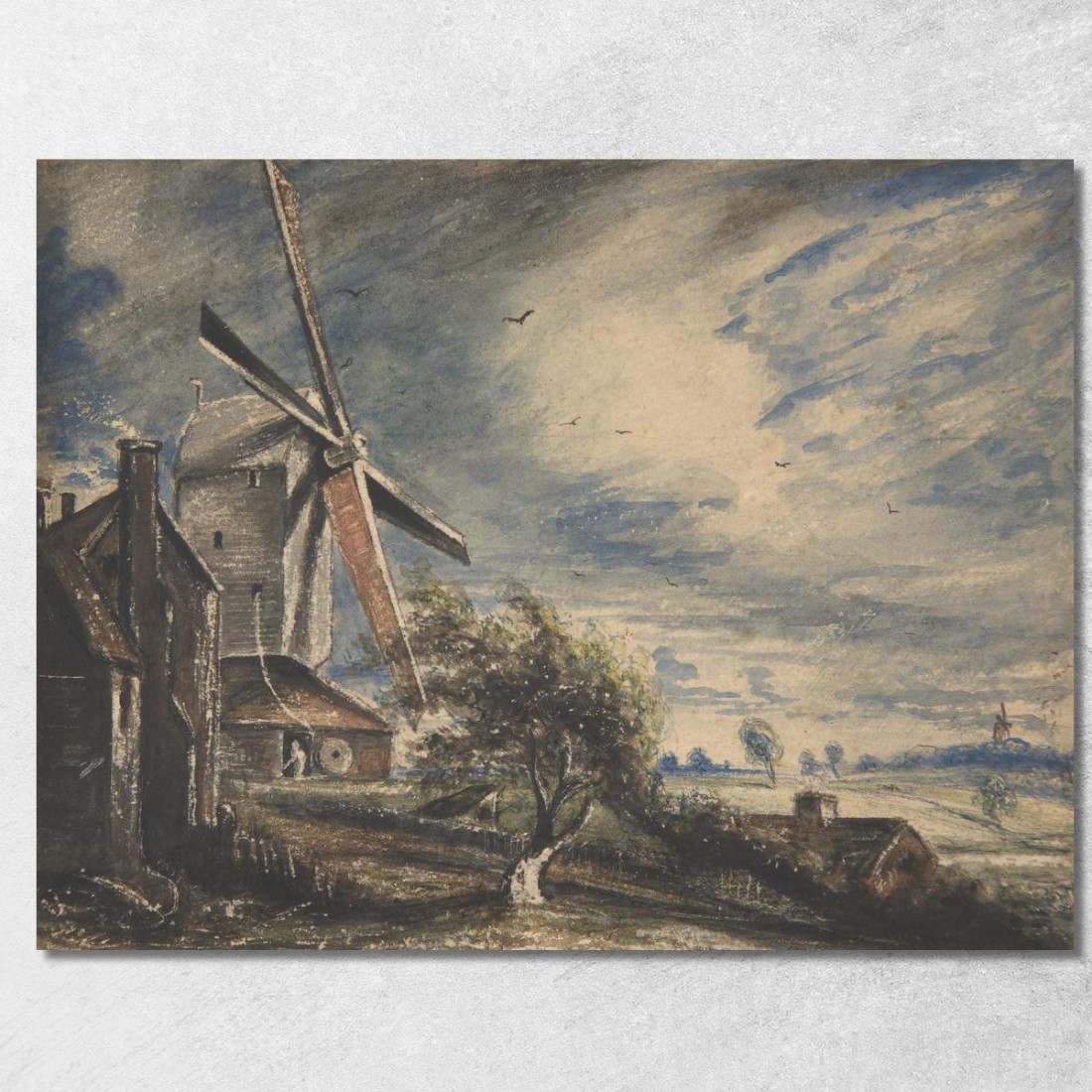 Un Mulino Vicino A Colchester John Constable jcn5 quadro stampato su tela Un Mulino Vicino A Colchester John Constable jcn5 quadro stampato su tela