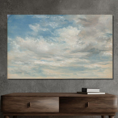 Nuvole John Constable jcn26 quadro stampato su tela