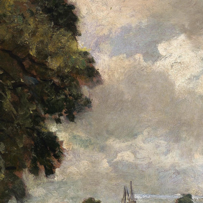 Cattedrale Di Salisbury Da Lower Marsh Close John Constable jcn69 quadro stampato su tela