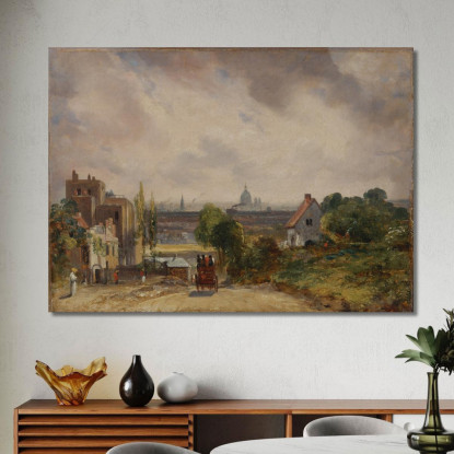 Il Cottage Di Sir Richard Steele A Hampstead John Constable jcn74 quadro stampato su tela