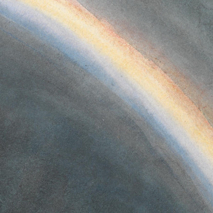 Studio Del Cielo Con Arcobaleno John Constable jcn77 quadro stampato su tela