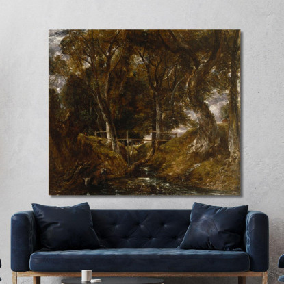La Valle A Helmingham Park John Constable jcn91 quadro stampato su tela