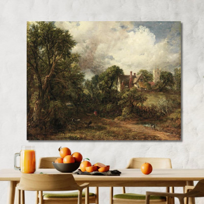 La Fattoria Glebe John Constable jcn92 quadro stampato su tela
