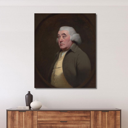 Dottor Richard Wright Joseph Wright of Derby jwd14 quadro stampato su tela