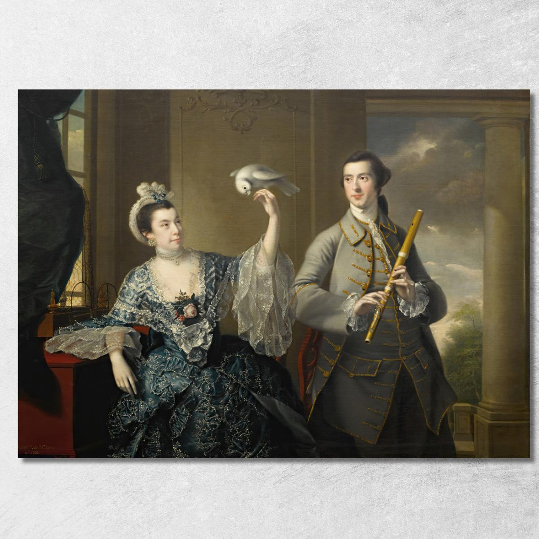 Il Signor E La Signora William Chase Joseph Wright of Derby jwd28 quadro stampato su tela Il Signor E La Signora William Chase Joseph Wright of Derby jwd28 quadro stampato su tela