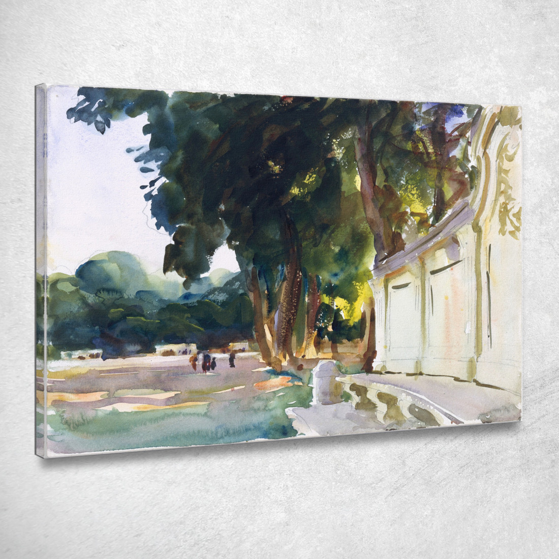 Mezzogiorno Spagnolo Aranjuez John Singer Sargent jss285 quadro stampato su tela Mezzogiorno Spagnolo Aranjuez John Singer Sargent jss285 quadro stampato su tela