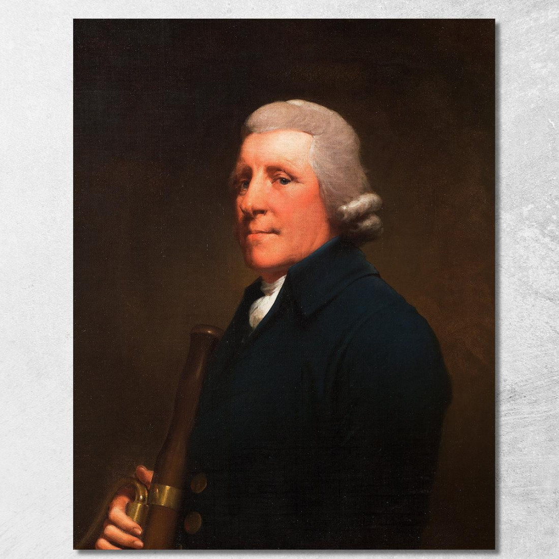 Ritratto Del Signor Anthony Greatorex Joseph Wright of Derby jwd46 quadro stampato su tela Ritratto Del Signor Anthony Greatorex Joseph Wright of Derby jwd46 quadro stampato su tela