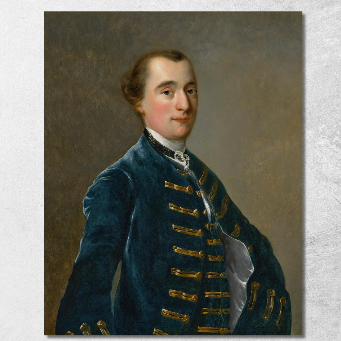 Ritratto Di Sampson Copestake Di Kirk Langley Joseph Wright of Derby jwd52 quadro stampato su tela Ritratto Di Sampson Copestake Di Kirk Langley Joseph Wright of Derby jwd52 quadro stampato su tela