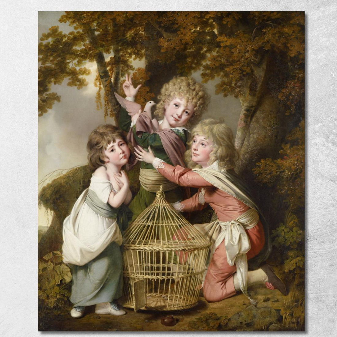 I Bambini Synnot Joseph Wright of Derby jwd63 quadro stampato su tela I Bambini Synnot Joseph Wright of Derby jwd63 quadro stampato su tela