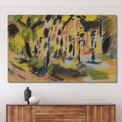 Vista Su Delft Jules Schmalzigaug jsh24 quadro stampato su tela