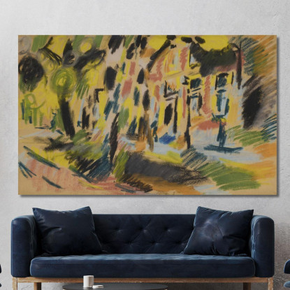 Vista Su Delft Jules Schmalzigaug jsh24 quadro stampato su tela