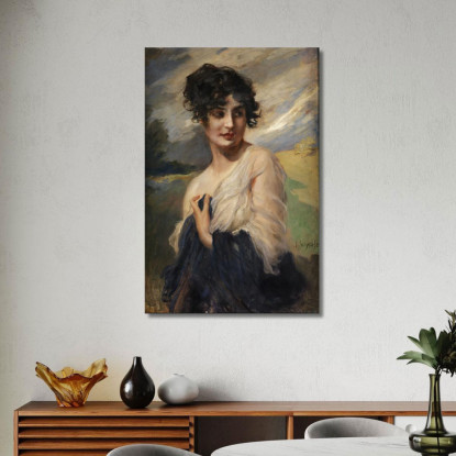 Ritratto Di Una Signora Leopold Schmutzler lsc7 quadro stampato su tela