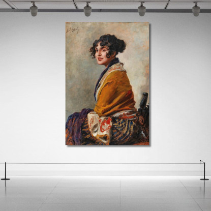 Ritratto Di Lili Marberg Leopold Schmutzler lsc9 quadro stampato su tela