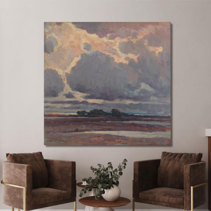 Dopo La Tempesta Ľudovít Čordák lco2 quadro stampato su tela