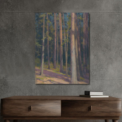 Foresta Di Abeti Ľudovít Čordák lco16 quadro stampato su tela