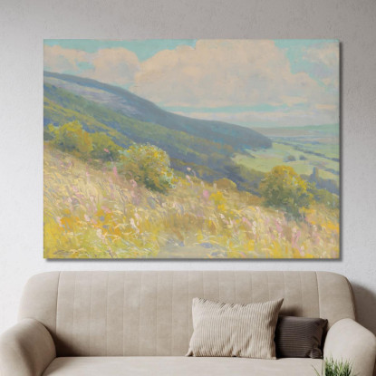 Paesaggio 7 Ľudovít Čordák lco35 quadro stampato su tela