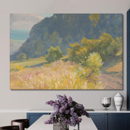 Paesaggio Ľudovít Čordák lco44 quadro stampato su tela