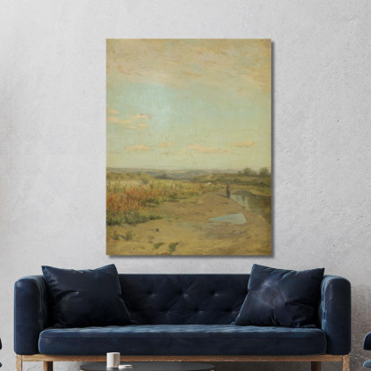 Piccola Pastorella Ľudovít Čordák lco45 quadro stampato su tela