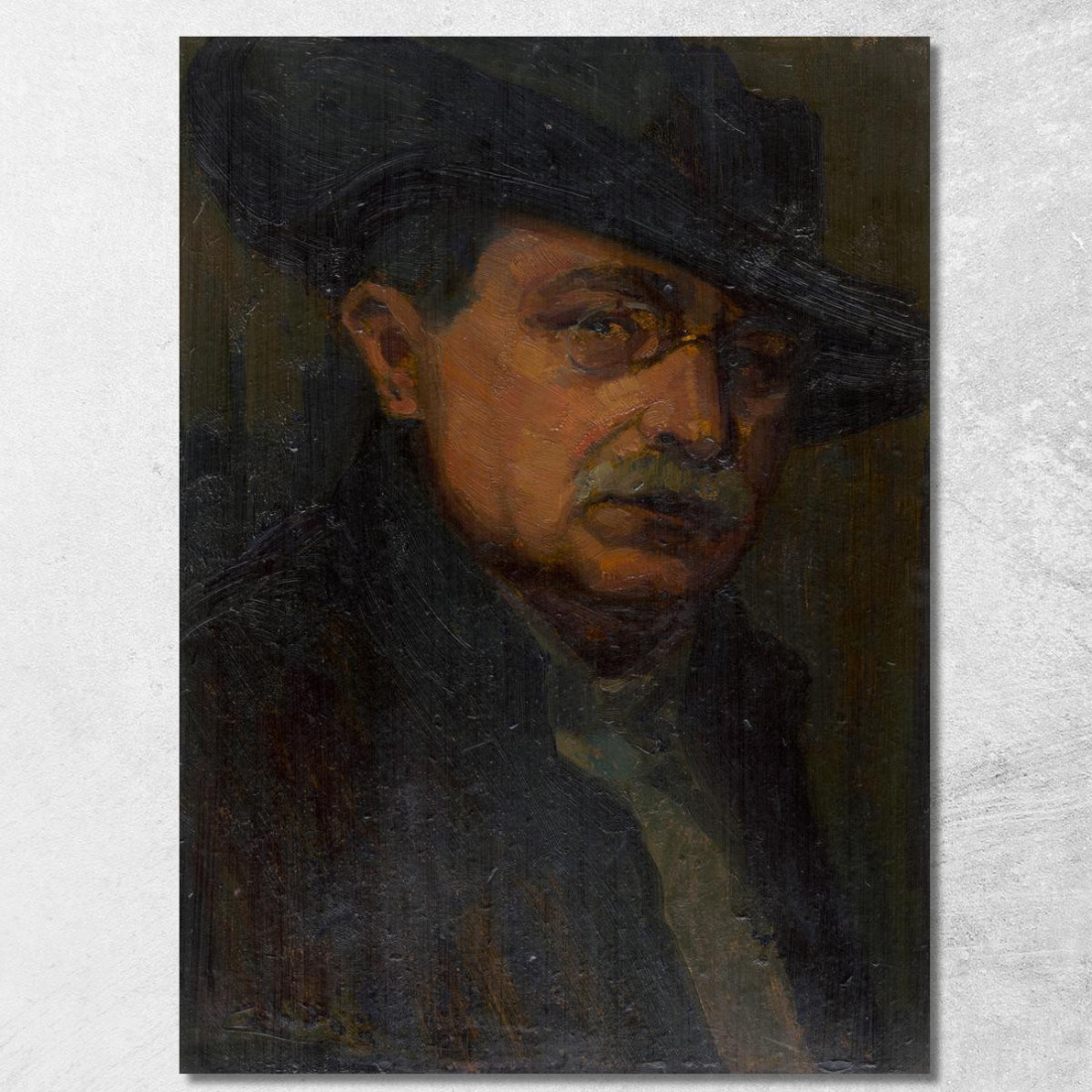 Uomo Con Occhiali Ľudovít Čordák lco47 quadro stampato su tela Uomo Con Occhiali Ľudovít Čordák lco47 quadro stampato su tela