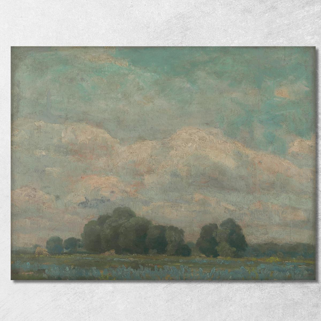 Prato Con Alberi Cespugliosi Ľudovít Čordák lco48 quadro stampato su tela Prato Con Alberi Cespugliosi Ľudovít Čordák lco48 quadro stampato su tela