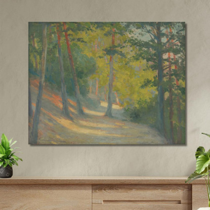 Strada Per Bankov Ľudovít Čordák lco63 quadro stampato su tela