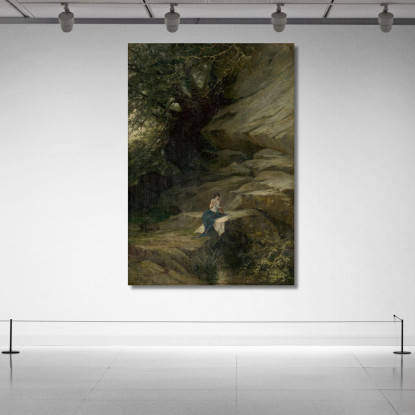 Primavera Ľudovít Čordák lco70 quadro stampato su tela