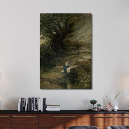 Primavera Ľudovít Čordák lco70 quadro stampato su tela
