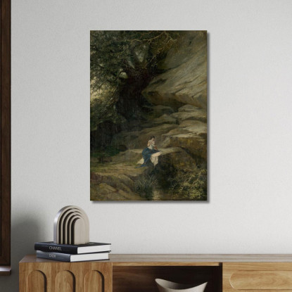 Primavera Ľudovít Čordák lco70 quadro stampato su tela