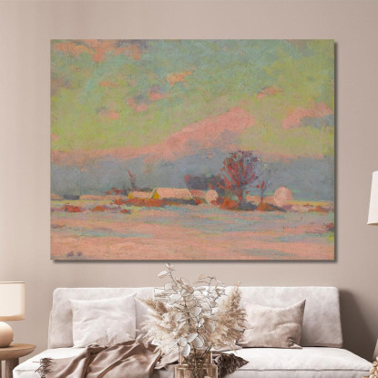 Sera D'Inverno Ľudovít Čordák lco88 quadro stampato su tela