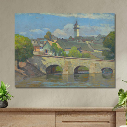 Una Piccola Città Nello Spiš Ľudovít Čordák lco97 quadro stampato su tela