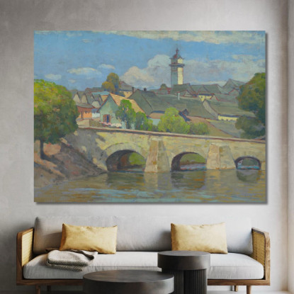 Una Piccola Città Nello Spiš Ľudovít Čordák lco97 quadro stampato su tela