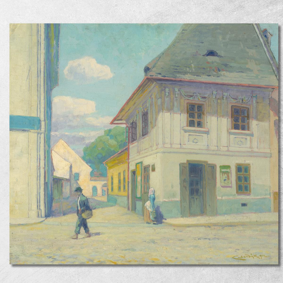 Casa In Via Masiarska A Košice Ľudovít Čordák lco99 quadro stampato su tela Casa In Via Masiarska A Košice Ľudovít Čordák lco99 quadro stampato su tela