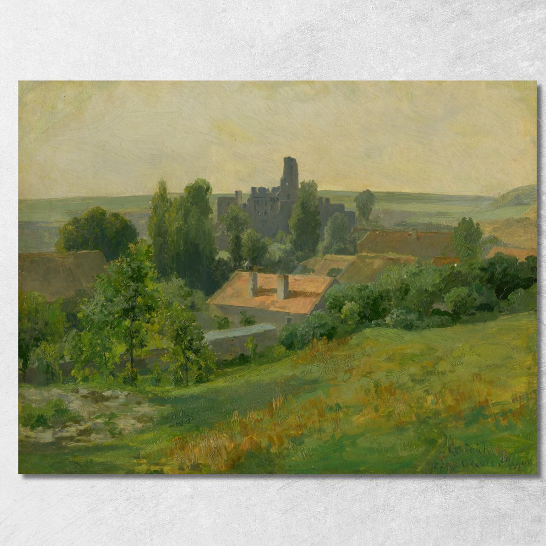 Castello Di Okor Ľudovít Čordák lco104 quadro stampato su tela Castello Di Okor Ľudovít Čordák lco104 quadro stampato su tela