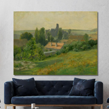 Castello Di Okor Ľudovít Čordák lco104 quadro stampato su tela