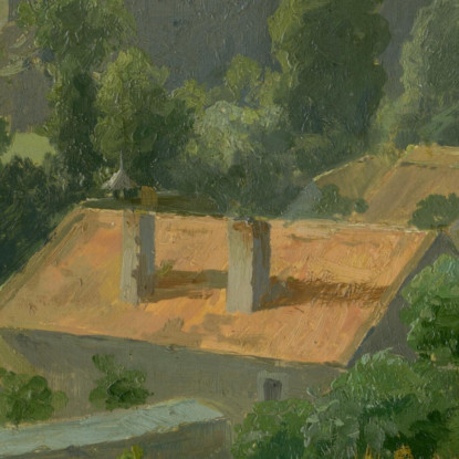 Castello Di Okor Ľudovít Čordák lco104 quadro stampato su tela