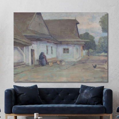 Sedici (Sestnástka) Ľudovít Čordák lco110 quadro stampato su tela