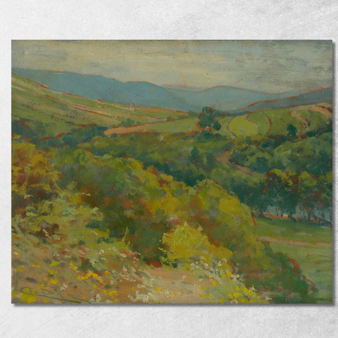 La Valle Del Hornád Presso Ťahanovce Ľudovít Čordák lco111 quadro stampato su tela La Valle Del Hornád Presso Ťahanovce Ľudovít Čordák lco111 quadro stampato su tela