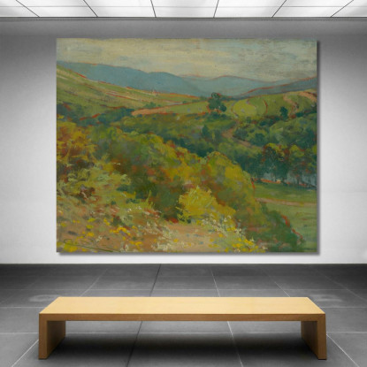 La Valle Del Hornád Presso Ťahanovce Ľudovít Čordák lco111 quadro stampato su tela