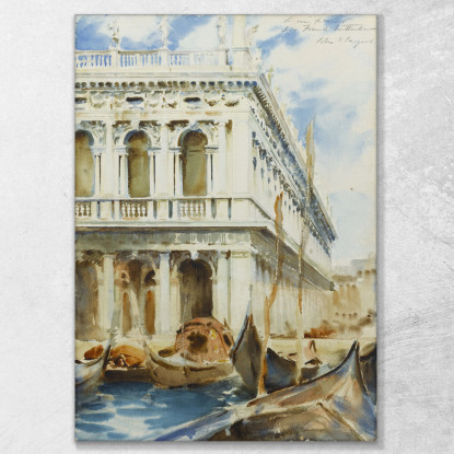 The Libreria John Singer Sargent jss314 quadro stampato su tela