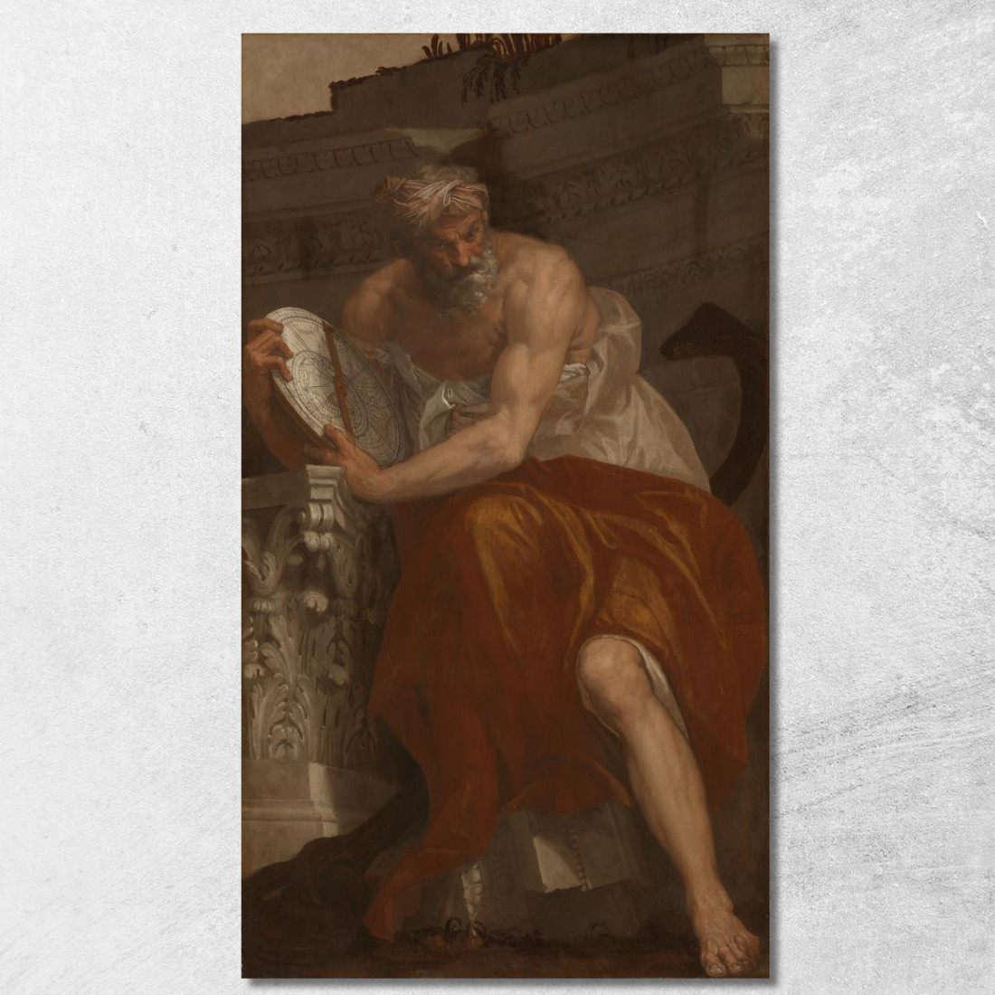 Allegoria Della Navigazione Con Un Astrolabio Paolo Veronese pvr12 quadro stampato su tela Allegoria Della Navigazione Con Un Astrolabio Paolo Veronese pvr12 quadro stampato su tela