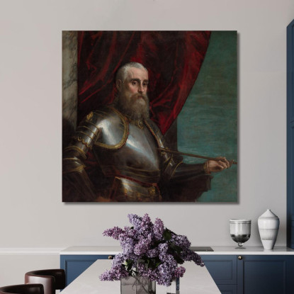 Ritratto Di Agostino Barbarigo Paolo Veronese pvr25 quadro stampato su tela